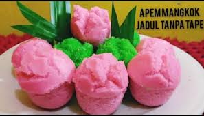 Resep apem selong tanpa tape. Resep Kue Mangkok Mekar Tanpa Tape Anti Gagal