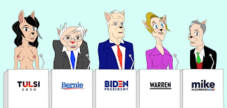 Post 3534094: Bernie_Sanders Elizabeth_Warren Joe_Biden Kirapac  Michael_Bloomberg politics Tulsi_Gabbard