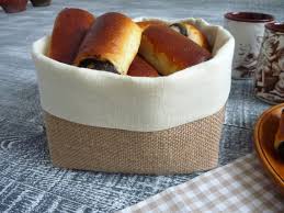 Linen Bread Basket Fabric Bread Basket Serving Basket Etsy Bread Basket Basket Serving Baskets