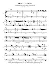 Islands In The Stream by Barry Gibb - Piano Solo - Intermediate Digital  Sheet Music | Sheet Music Plus