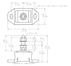 Barry Mount Vibration Isolator For Cummins B Series Marine Diesel Engines 3349230