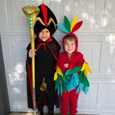 Your wish is our command: No Sew Diy Jafar Iago From Aladdin Kids Costume