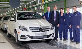 Mercedes will soon join general motors and fisker in offering an extended range electric vehicle. First Mercedes B Class Electric Drive Rolls Off Line Coming To Us Soon Electric Vehicle Forums