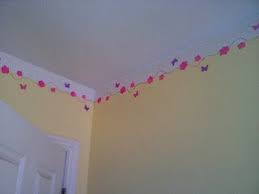 Searching for bedroom wall borders at discounted prices? Painted Wall Border Flowers And Butterflies Painted Wall Borders Stencils Wall Wall Borders