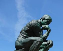 Image of Auguste Rodin's sculpture The Thinker