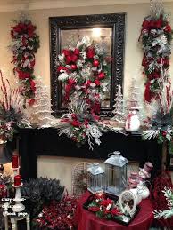 Decoraciones Navidenas Grey Christmas Decor Xmas Decorations Christmas Mantels