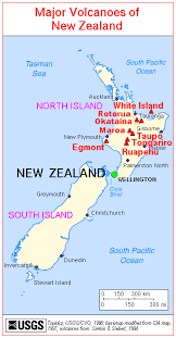 Currently new zealand daylight time (nzdt), utc +13. Map Of New Zealand Volcanos In New Zealand Weltkarte Com Karten Und Stadtplane Der Welt