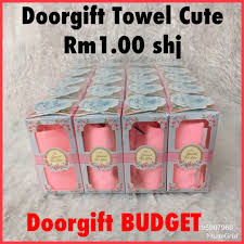Share to twitter share to facebook share to pinterest. Doorgift Murah Towel Kecil Design Craft Handmade Goods Accessories On Carousell