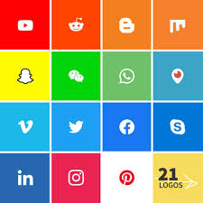 Choose from 26000+ social media graphic resources and download in the form of png, eps, ai or psd. 2019 Social Media Logos 21 Most Popular Social Networks