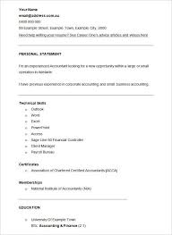 Simple or basic doesn't have to be a bad thing. 23 Accounting Resume Templates Pdf Doc Free Premium Templates