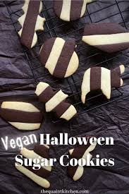 Candy shouldn't have all the fun this halloween season. Vegan Halloween Sugar Cookies The Quaint Kitchen