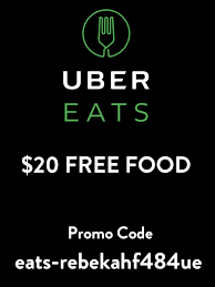 Get 20 Of Free Food On Uber Eats Use Promo Code Eats Rebekahf484ue Free Food Eat Free Free