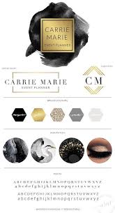 Black And White Branding Inspiration Premade Black Watercolor Logo Modern Predesigned Photography Etsy Photography Logo Design Watercolor Logo Photography Logos