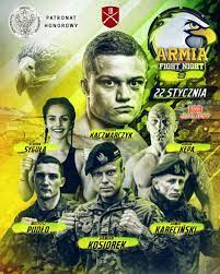 Armia fight night 7 took place saturday, october 5, 2019 with 12 fights at hala mosir in lublin, poland. Gala Armia Fight Night 9 Mma Na Zywo Transmisja Online Live Stream Gdzie Ogladac Tvpsport Pl 22 01 2021 Sport Tvp Pl