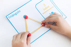 Aprendiendo geometría con plastilina y palillos + Imprimible - Mumuchu