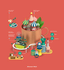 Future Of Everything For Wall Street Journal Jing Zhang Illustration In 2021 Classic Cocktail Recipes Classic Cocktails Christmas Vodka
