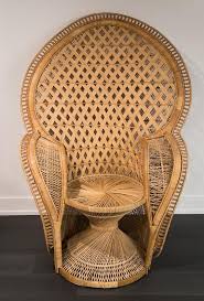 Vintage Rattan Cobra Style Chair Shipping Not Free Fan Back Etsy In 2020 Vintage Wicker Chair Vintage Rattan Furniture Hanging Plants Indoor