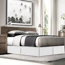 Bed skirt set king bed skirt hotel bed skirt double bed skirts covers ruffle skirts bed skirt dust ruffels ruffle skirt 2xl queen bed skirts ruffled bed skirt. Hotel Luxury Pleated Bed Skirt Easy Fit 14 Inch Tailored Drop Dust Ruffle Available In King