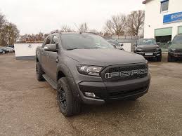 Ford Ranger Wildtrak Umbau Mattgrauer Folierung Ford Ranger Ford Ranger Wildtrak Ford