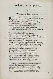 A Lover S Complaint Wikipedia A Lover S Complaint Shakespeare S Life Complaints