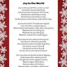 Joy to the world , the lord is come! Joy To The World With Lyrics Christmas Carol Song Youtube