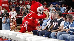 The rockets compete in the national basketball associatio. Q A Rockets Mascot Clutch Talks Cake Honey Page 2 Espn