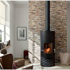 Papier Peint Pierres Plates Naturelles Wood N Stone 2 D As Creation Poele A Bois Maison Et Appartement Mur Avec Poele A Bois