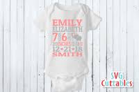 Download Baby Birth Announcement Elephant Svg Cut File By Svg Cuttables Thehungryjpeg Com