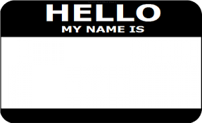 Hello kitty official vector 09. Download My Is Clip Art Hello My Name Is Stickers Black Png Image With No Background Pngkey Com