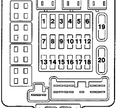 Fuse box toyota camry 1998. 2002 Lancer Fuse Panel Diagram 12v Headlight Relay Wiring Diagram Begeboy Wiring Diagram Source