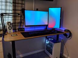 My Happy Place Battlestations Gaming Room Setup Recreational Room Video Game Rooms