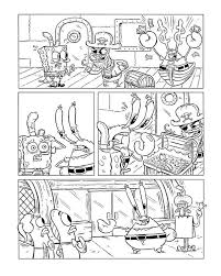 Krusty Krab Comic Book Coloring Page Super Coloring Pages Coloring Books Coloring Pages