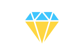 Diamond Flat Icon Vector Graphic By Riduwan Molla Creative Fabrica