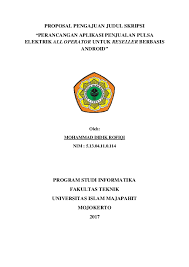 Pdf Proposal Pengajuan Judul Skripsi Dickz Bobotoh Bumimojopahit Academia Edu