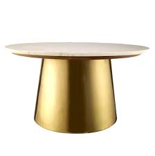 It appears to float above the floor thanks to its cantilevered beams. The Gold Round Coffee Table 12 Stylish Options Hey Djangles