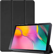 Bol Com Samsung Galaxy Tab S5e Hoes Smart Tri Fold Book Case Zwart