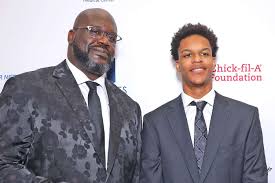 Shaquille O'Neal Cheers for Son at LSU Game