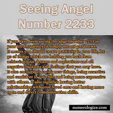 Seeing Angel Number 2233 Angel Number Meanings Number Meanings Angel Numbers