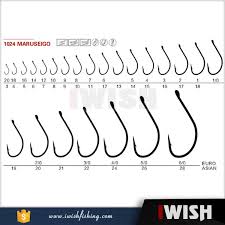 Size Chart Terminal Tackle Fishing Carp Eyed Maruseigo Hook Buy Eyed Maruseigo Hook Size Chart Hook Fishing Carp Product On Alibaba Com