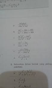 Maybe you would like to learn more about one of these? Menyederhanakan Pecahan Aljabar Brainly Co Id