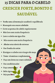 15 dicas para o cabelo crescer forte bonito e saudavel dicas de cabelo hidratacao para cabelos cacheados dicas para cabelos saudaveis