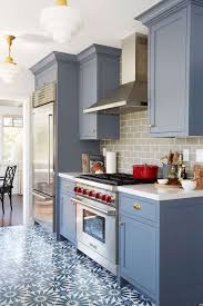 Modern Deco Kitchen Reveal Emily Henderson Kitchen Cabinets Painted Grey Grey Painted Kitchen Blue Gray Kitchen Cabinets