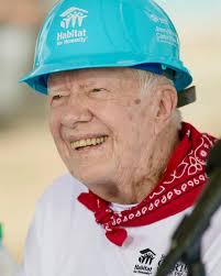 RIP President Jimmy Carter…❤️🔨🪜🪚 President Carter's exemplary life of  service, especially his decades of “hands-on” support to Habitat for  Humanity has been an inspiration to people worldwide. His tireless efforts  to help