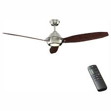 With several advancements in fan technology and design, these units are now available with multiple features and designs that allow them to function in different environmental settings. Home Decorators Collection Aero Breeze 60 Inch Indoor Outdoor Brushed Nickel Ceiling Fan W The Home Depot Canada