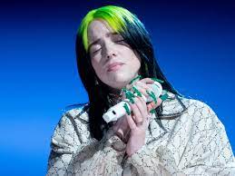 After trading in her black and green hair for platinum blonde , the your power singer has officially gone full marilyn monroe on the cover of british vogue's june issue. Billie Eilish Just Landed Her First Ever American Vogue Cover Fashionista