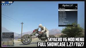 Gta 5 Online Skyacro V6 Mod Menu Script Bypass Full Mod Menu Showcase Gta V