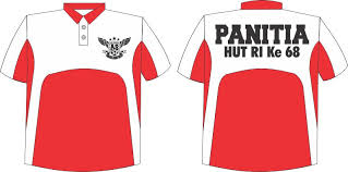 Bentuk tersebut adalah supergraphic yang terdiri dari 10 elemen dekonstruksi logo. Contoh Desain Kaos Panitia 17 Agustus Desain Ratuseo Com