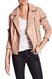 Leather Asymmetricla Moto Jacket By 7 For All Mankind On Nordstrom Rack Jackets Pink Moto Jacket Moto Jacket