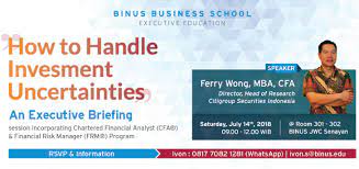 Check spelling or type a new query. Jual Tiket Free Event How To Handle Investment Uncertainties Loket Com