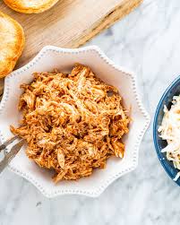 Score the chicken as instructed, then season with salt and pepper and coat in a bit of canola oil. Instant Pot Bbq Pulled Chicken Jo Cooks